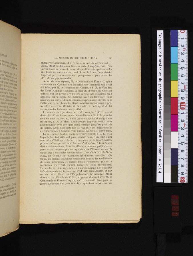 Mélanges d'Histoire et de Géographie Orientales : vol.4 / 155 ページ（カラー画像）