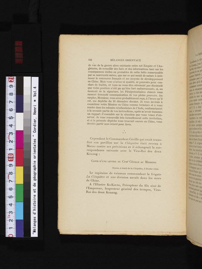 Mélanges d'Histoire et de Géographie Orientales : vol.4 / 158 ページ（カラー画像）