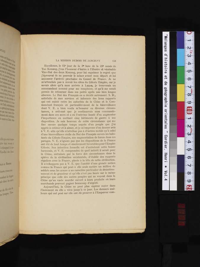 Mélanges d'Histoire et de Géographie Orientales : vol.4 / 159 ページ（カラー画像）