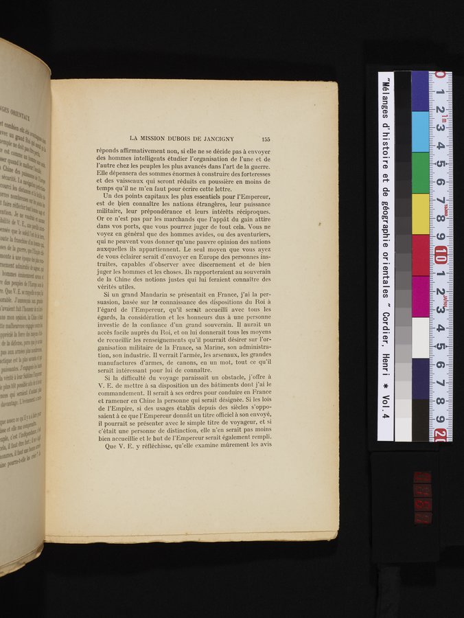 Mélanges d'Histoire et de Géographie Orientales : vol.4 / Page 161 (Color Image)