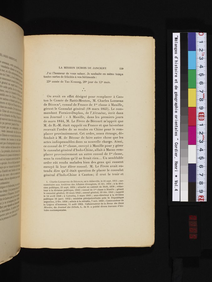 Mélanges d'Histoire et de Géographie Orientales : vol.4 / 165 ページ（カラー画像）