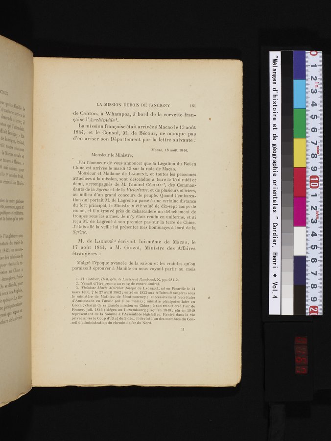 Mélanges d'Histoire et de Géographie Orientales : vol.4 / 167 ページ（カラー画像）