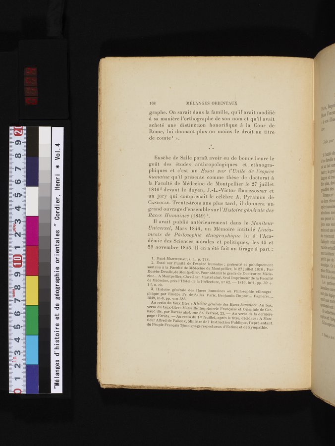 Mélanges d'Histoire et de Géographie Orientales : vol.4 / 174 ページ（カラー画像）