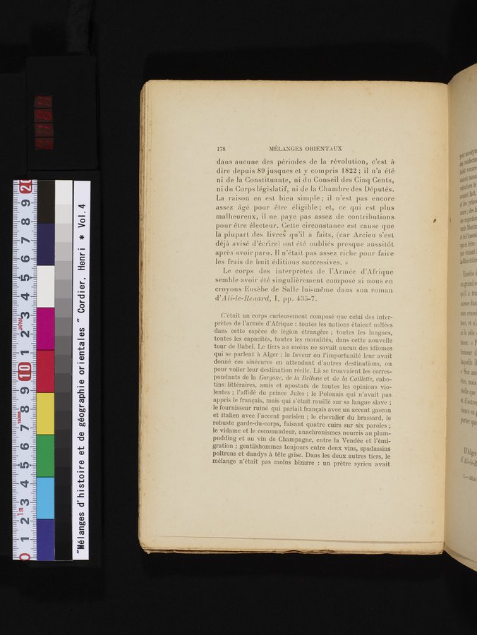 Mélanges d'Histoire et de Géographie Orientales : vol.4 / 184 ページ（カラー画像）