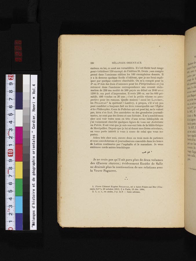 Mélanges d'Histoire et de Géographie Orientales : vol.4 / 226 ページ（カラー画像）