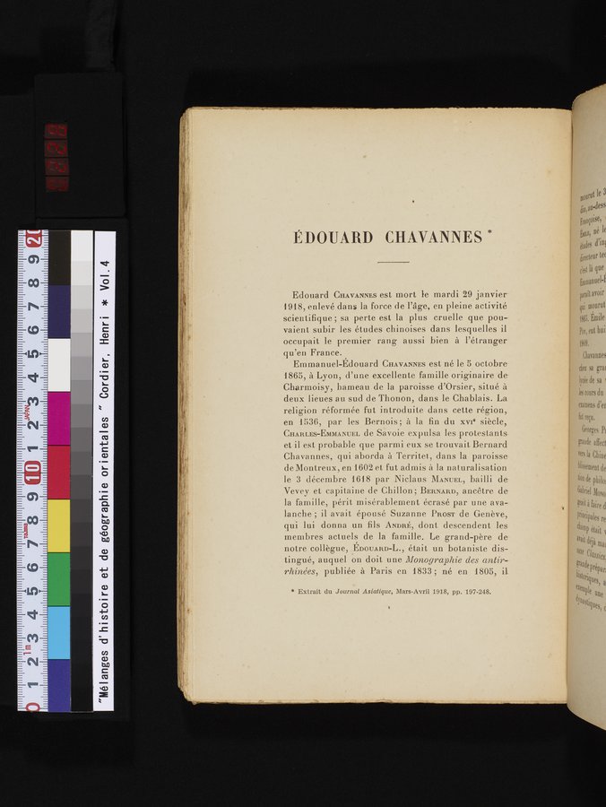 Mélanges d'Histoire et de Géographie Orientales : vol.4 / 228 ページ（カラー画像）