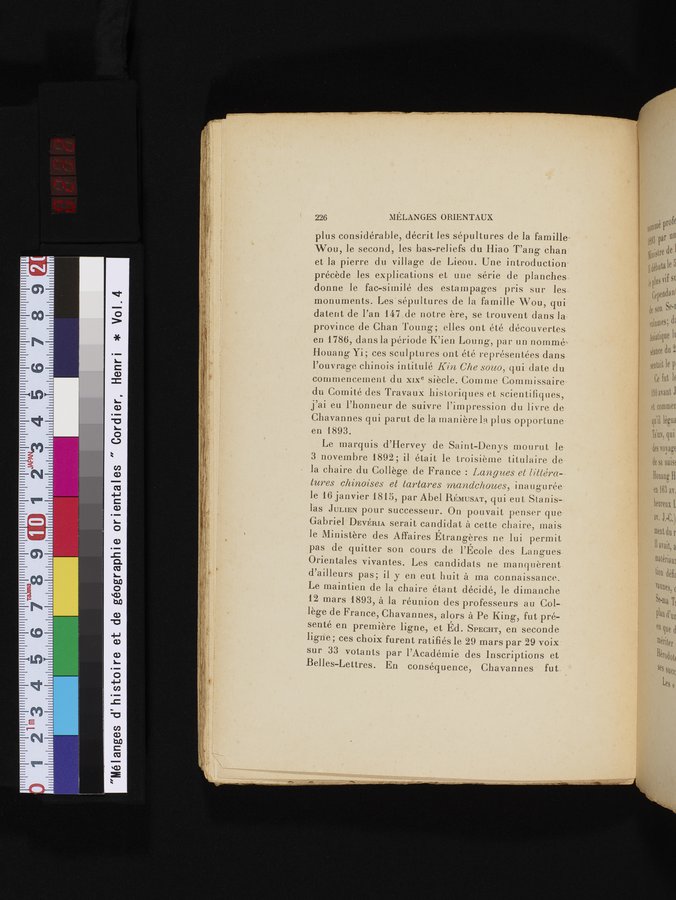 Mélanges d'Histoire et de Géographie Orientales : vol.4 / 232 ページ（カラー画像）