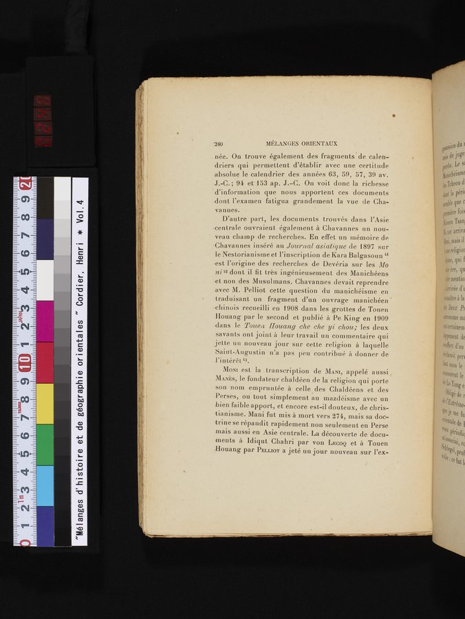 Mélanges d'Histoire et de Géographie Orientales : vol.4 / 246 ページ（カラー画像）