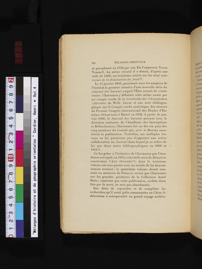 Mélanges d'Histoire et de Géographie Orientales : vol.4 / 250 ページ（カラー画像）
