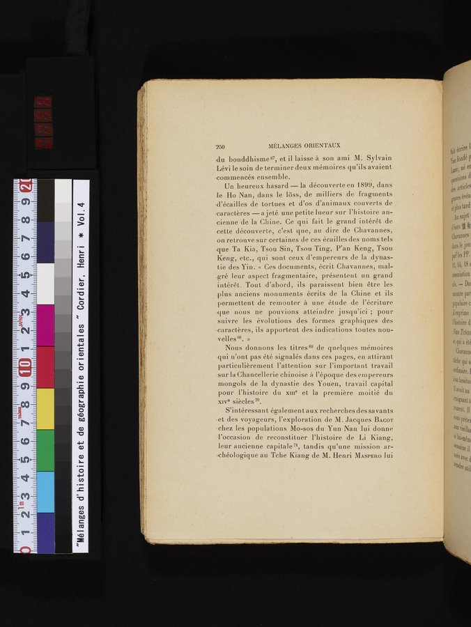Mélanges d'Histoire et de Géographie Orientales : vol.4 / Page 256 (Color Image)