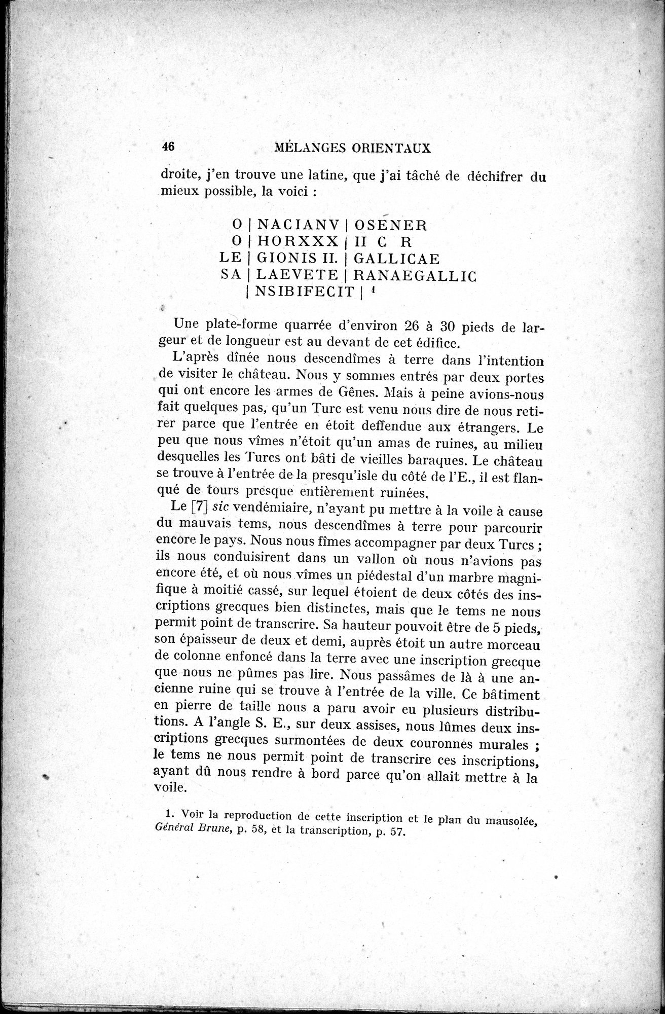 Mélanges d'Histoire et de Géographie Orientales : vol.4 / 52 ページ（白黒高解像度画像）