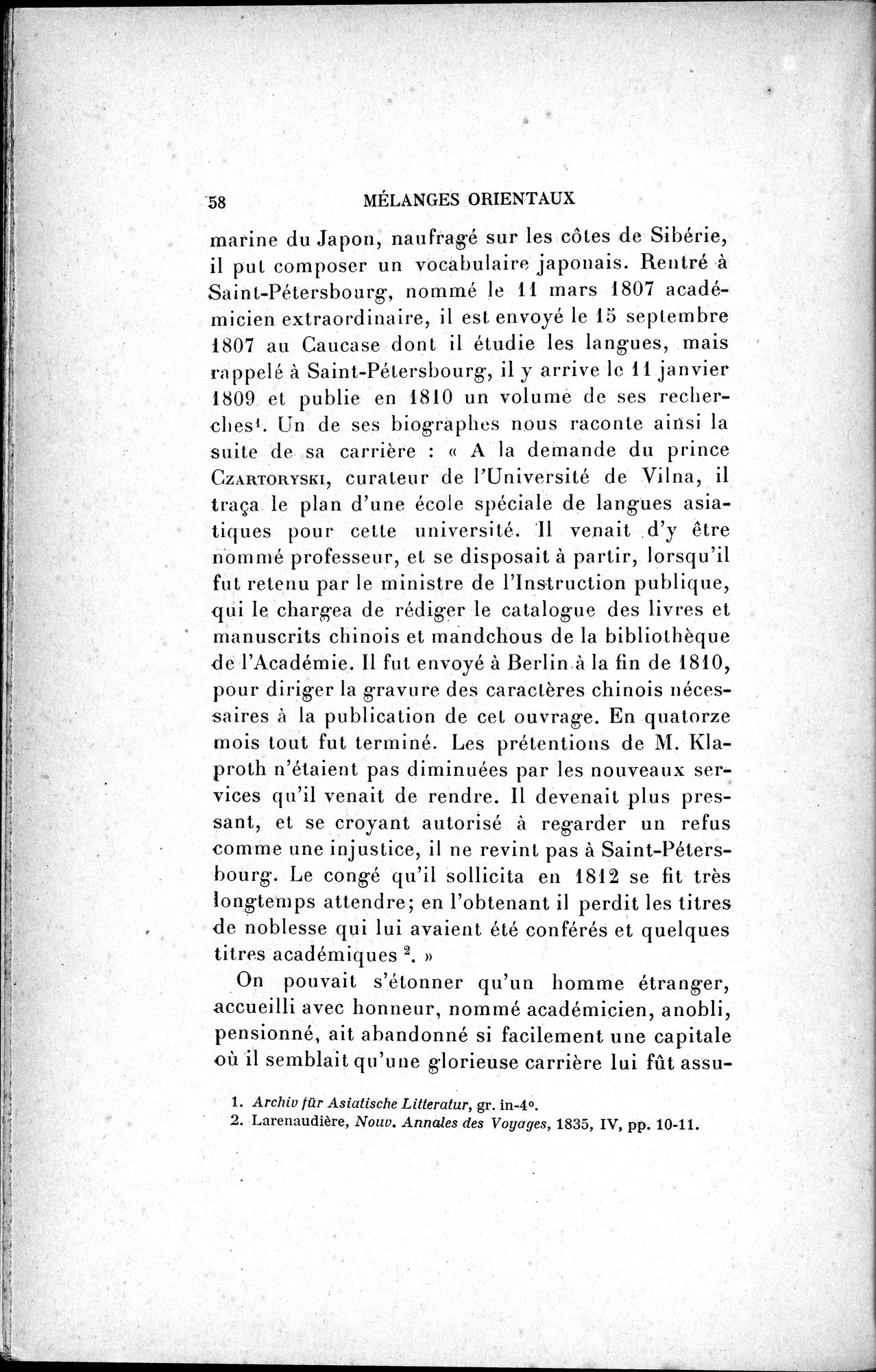 Mélanges d'Histoire et de Géographie Orientales : vol.4 / Page 64 (Grayscale High Resolution Image)