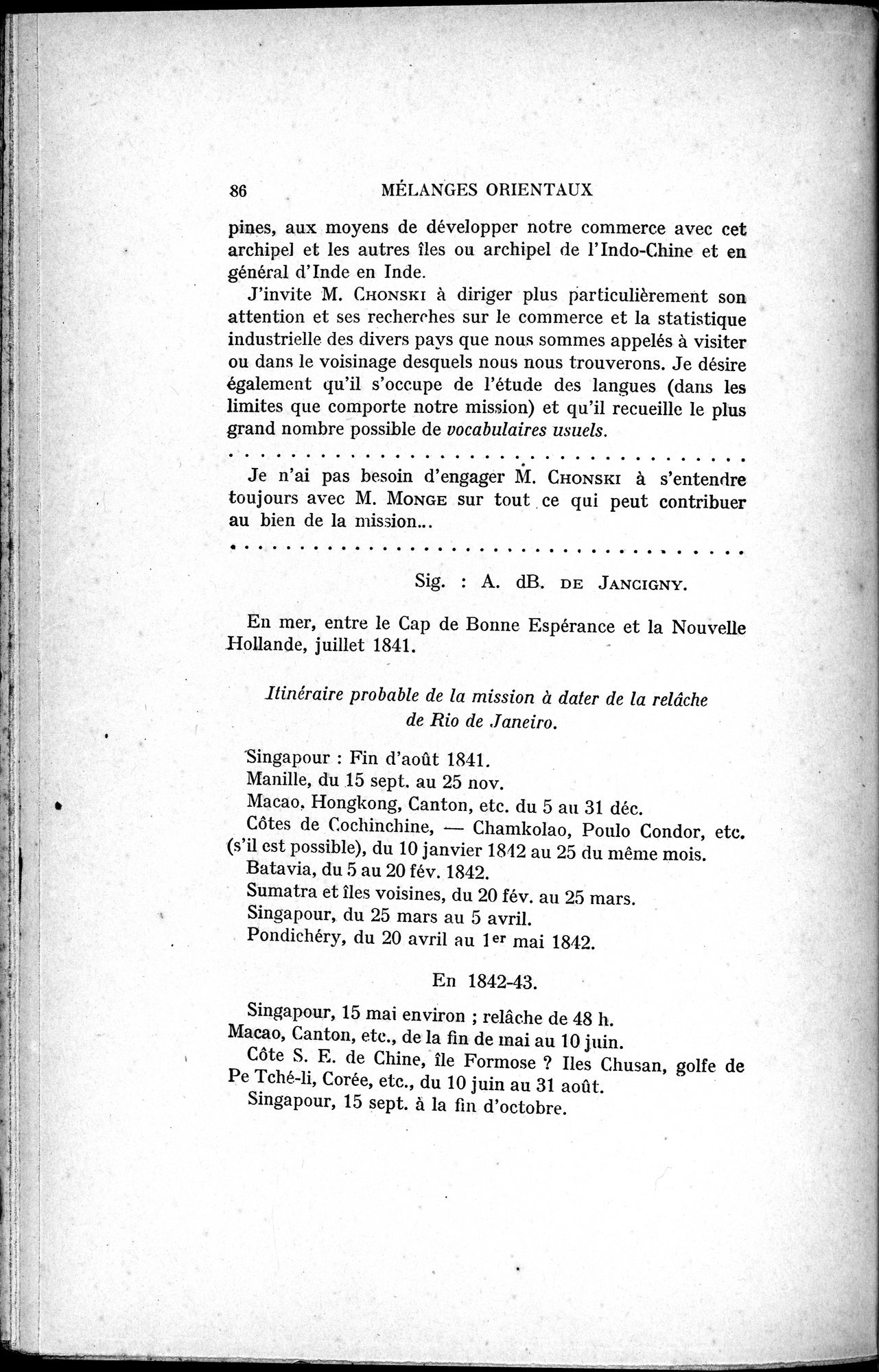 Mélanges d'Histoire et de Géographie Orientales : vol.4 / 92 ページ（白黒高解像度画像）