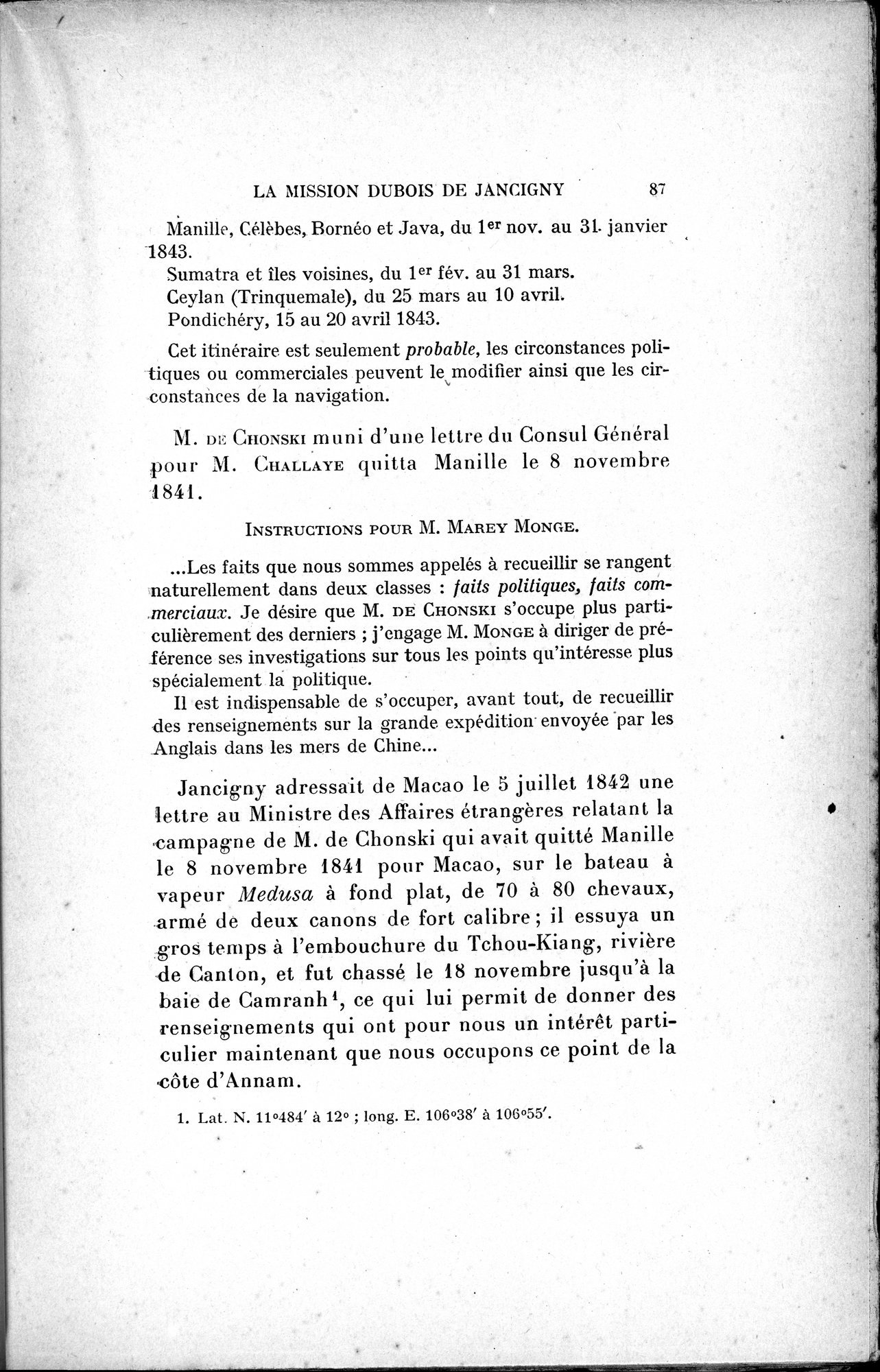 Mélanges d'Histoire et de Géographie Orientales : vol.4 / 93 ページ（白黒高解像度画像）