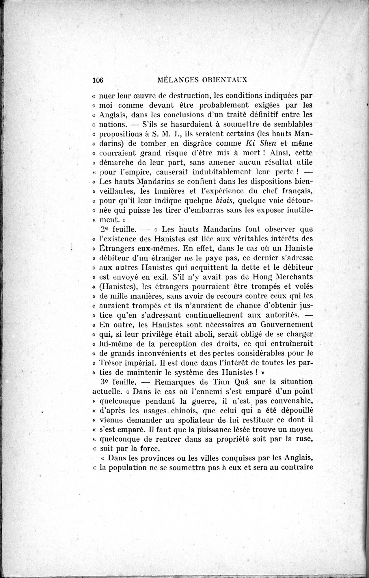 Mélanges d'Histoire et de Géographie Orientales : vol.4 / 112 ページ（白黒高解像度画像）