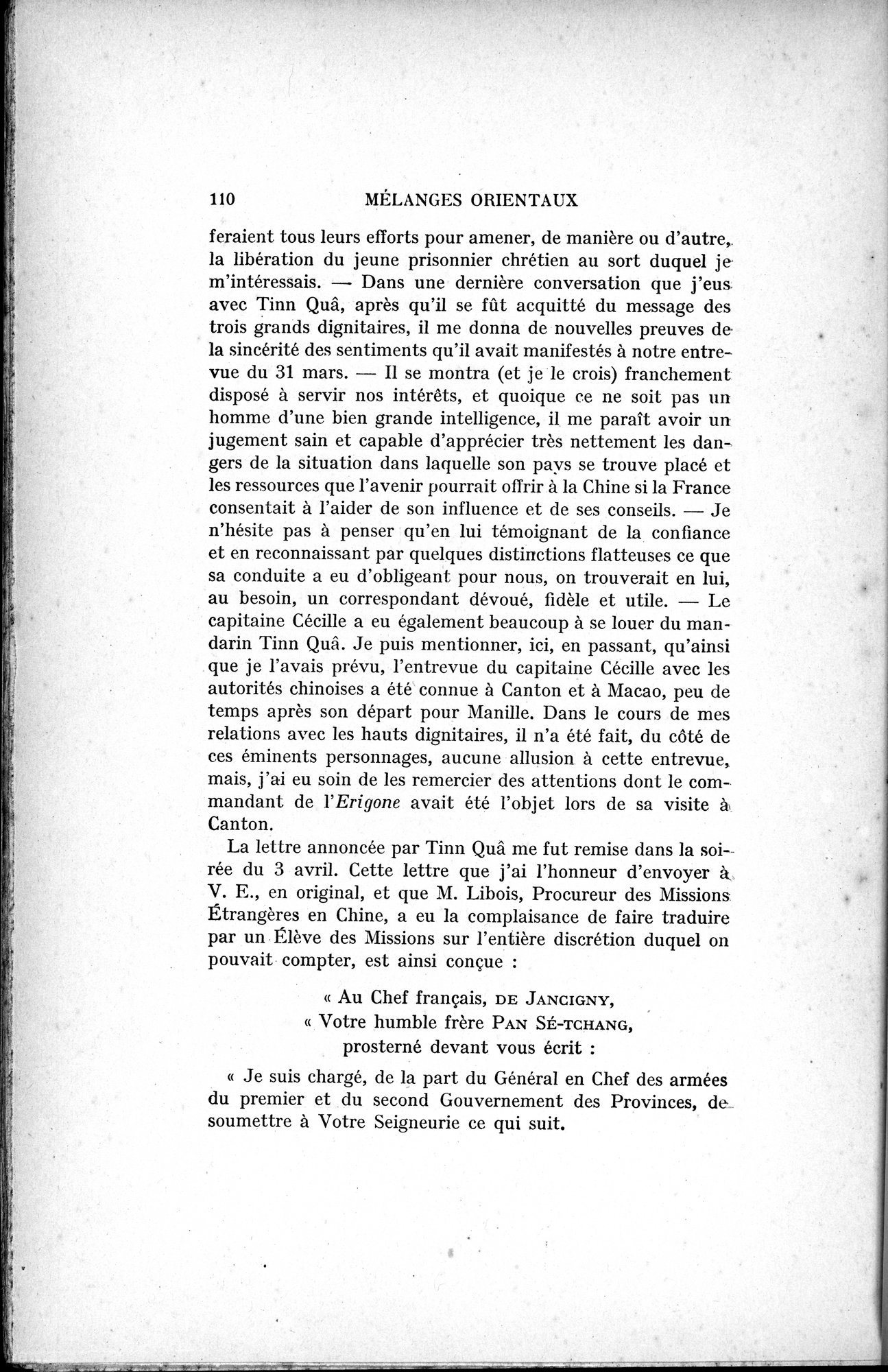 Mélanges d'Histoire et de Géographie Orientales : vol.4 / 116 ページ（白黒高解像度画像）