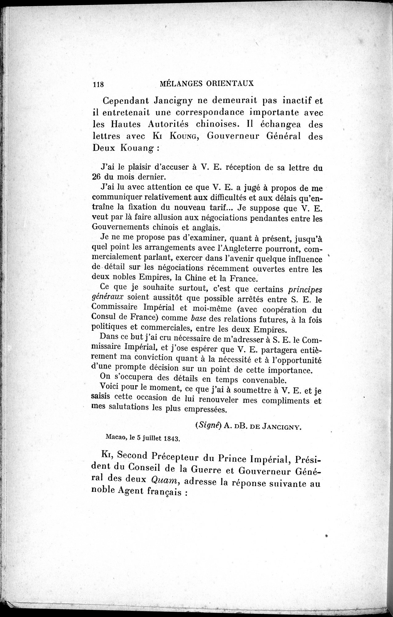 Mélanges d'Histoire et de Géographie Orientales : vol.4 / 124 ページ（白黒高解像度画像）