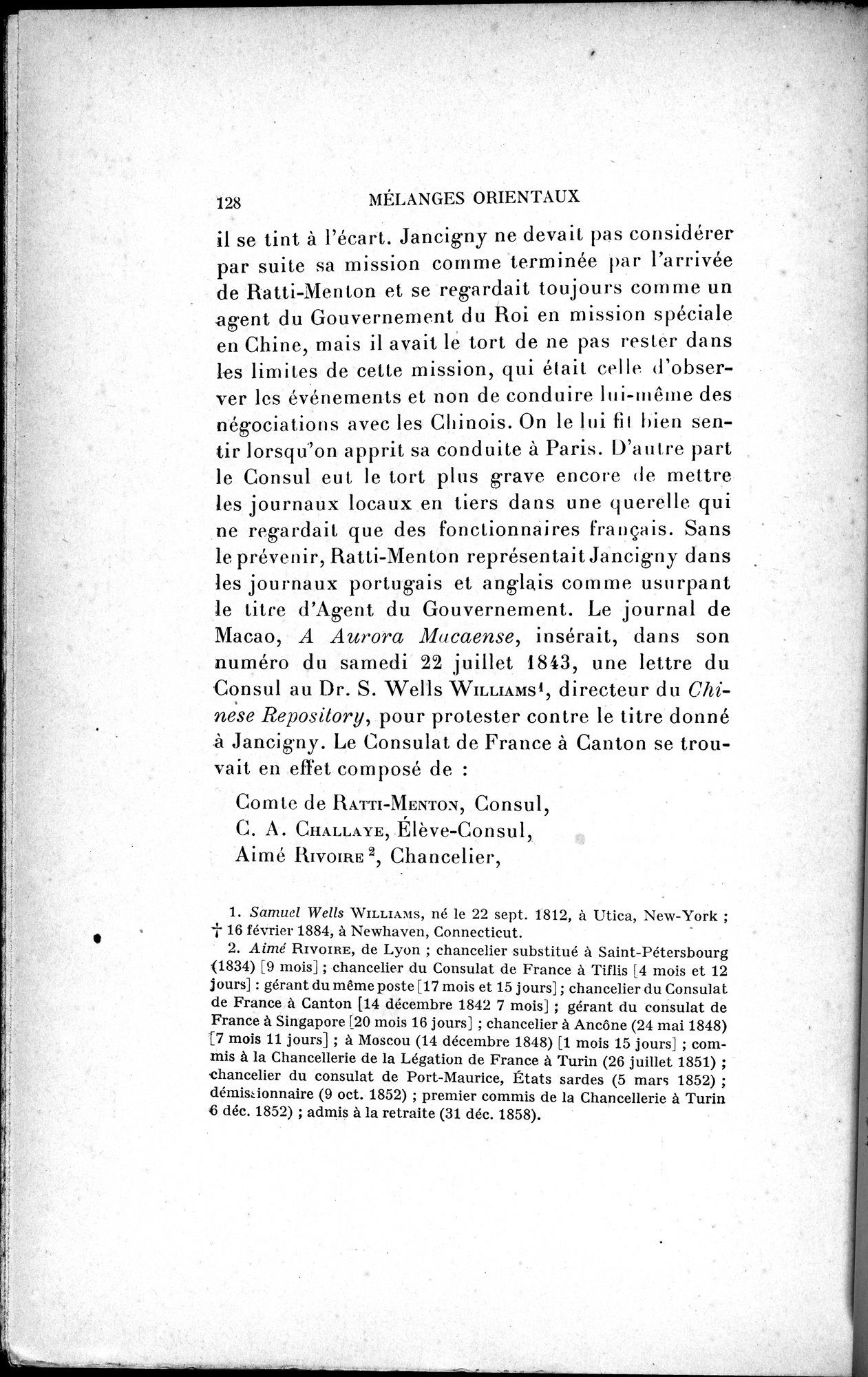 Mélanges d'Histoire et de Géographie Orientales : vol.4 / 134 ページ（白黒高解像度画像）