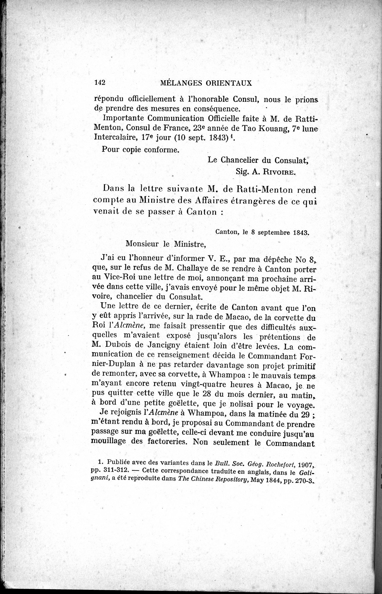 Mélanges d'Histoire et de Géographie Orientales : vol.4 / 148 ページ（白黒高解像度画像）