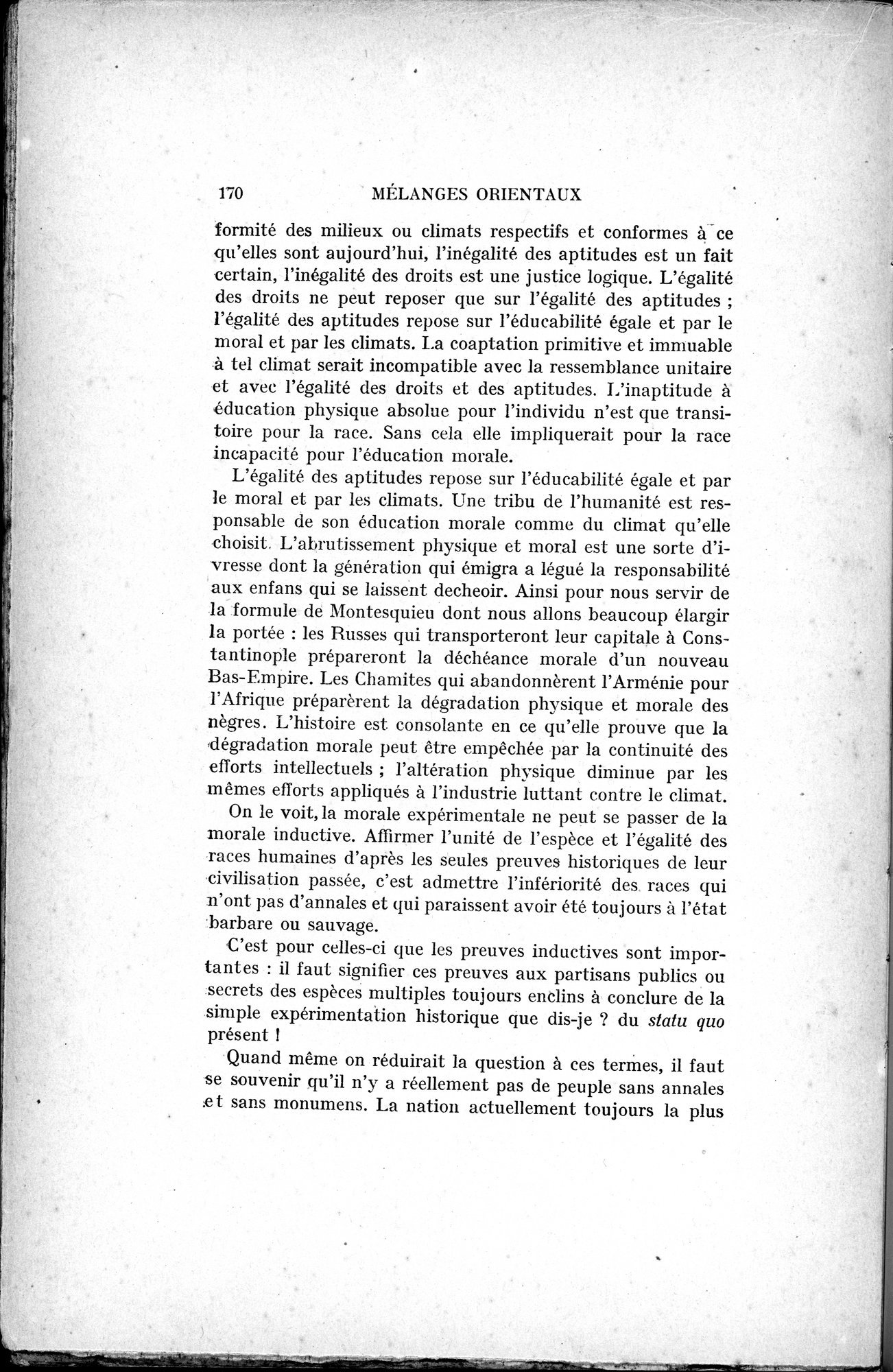 Mélanges d'Histoire et de Géographie Orientales : vol.4 / 176 ページ（白黒高解像度画像）