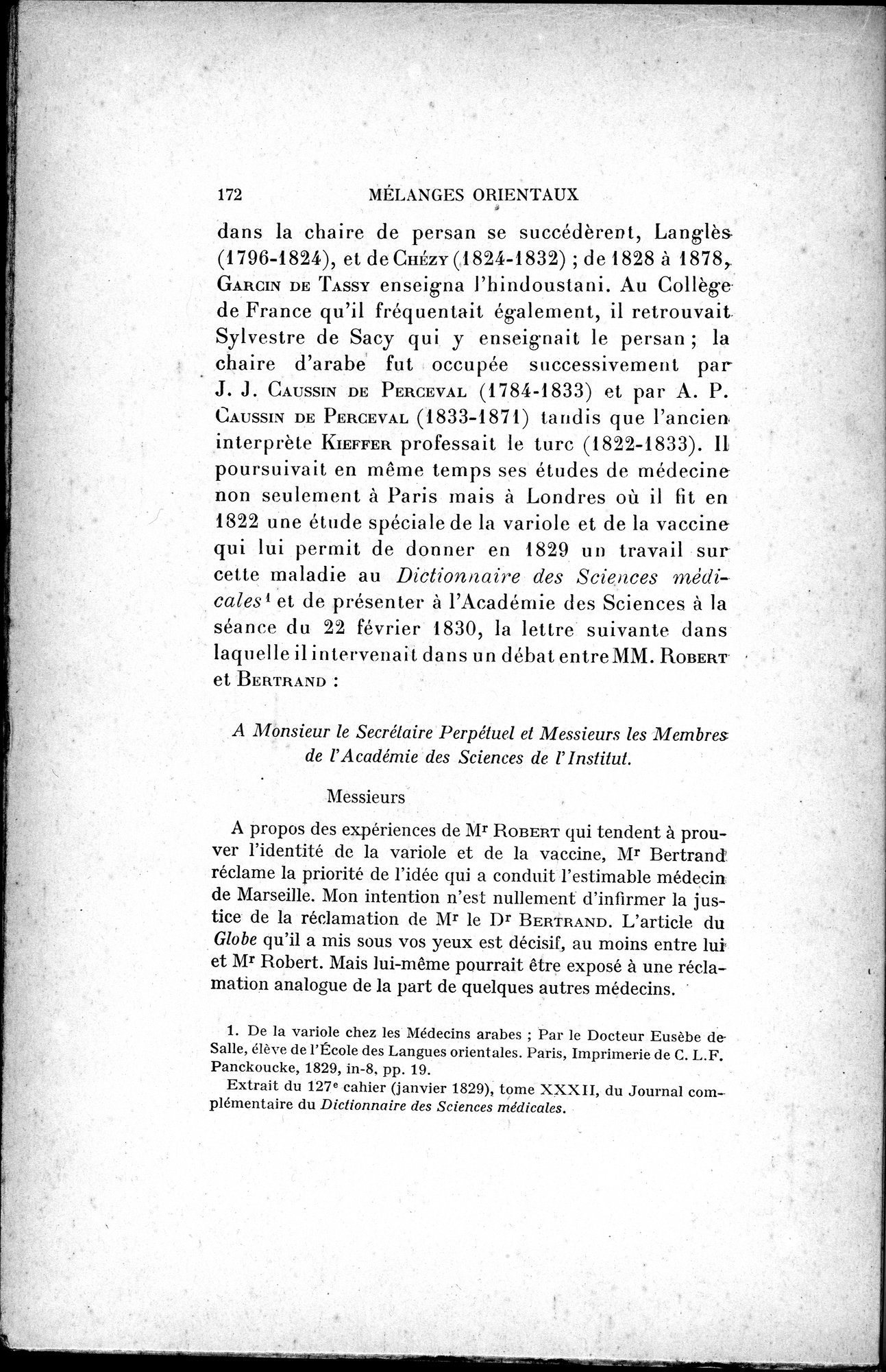 Mélanges d'Histoire et de Géographie Orientales : vol.4 / 178 ページ（白黒高解像度画像）