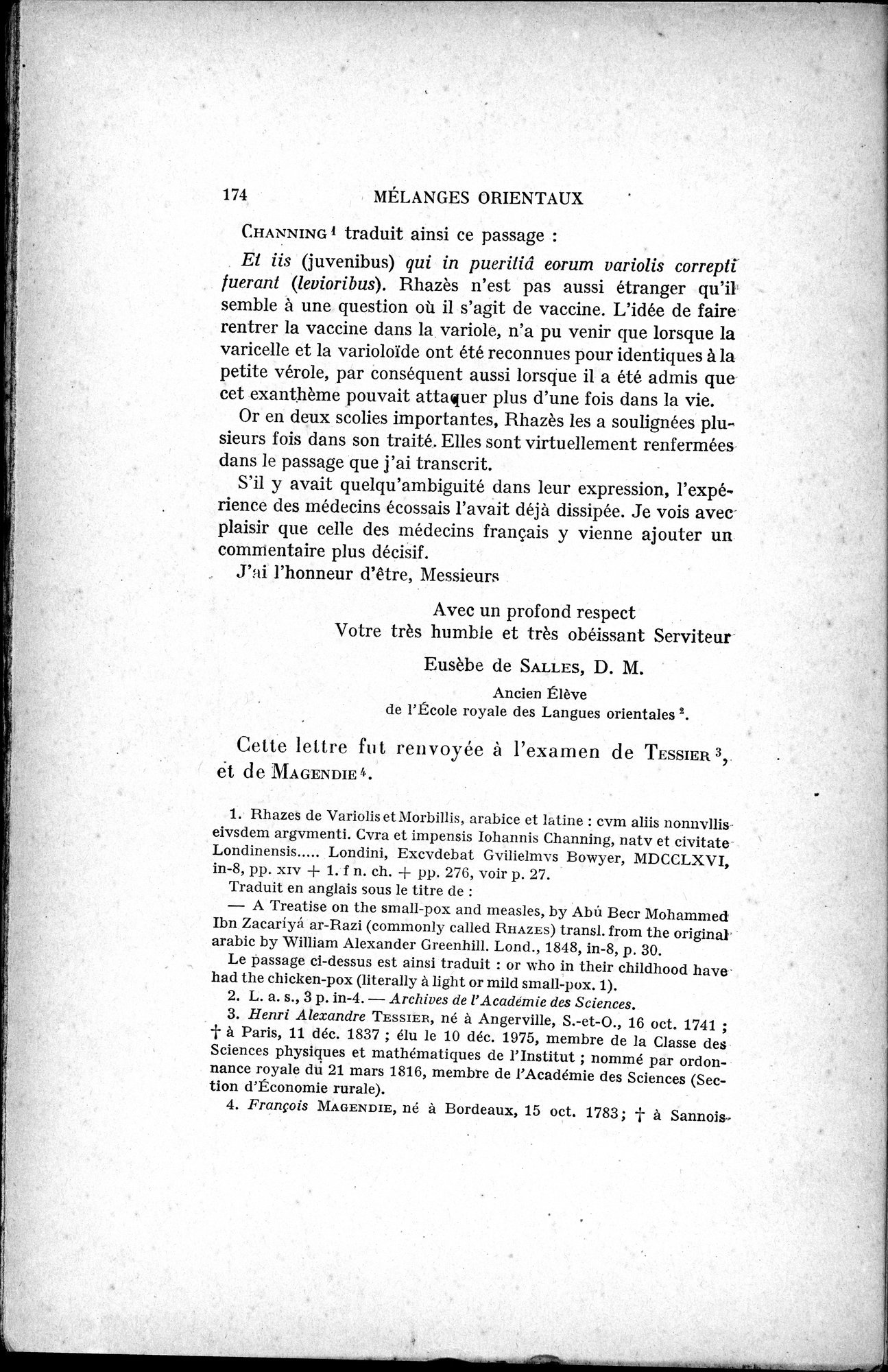 Mélanges d'Histoire et de Géographie Orientales : vol.4 / 180 ページ（白黒高解像度画像）