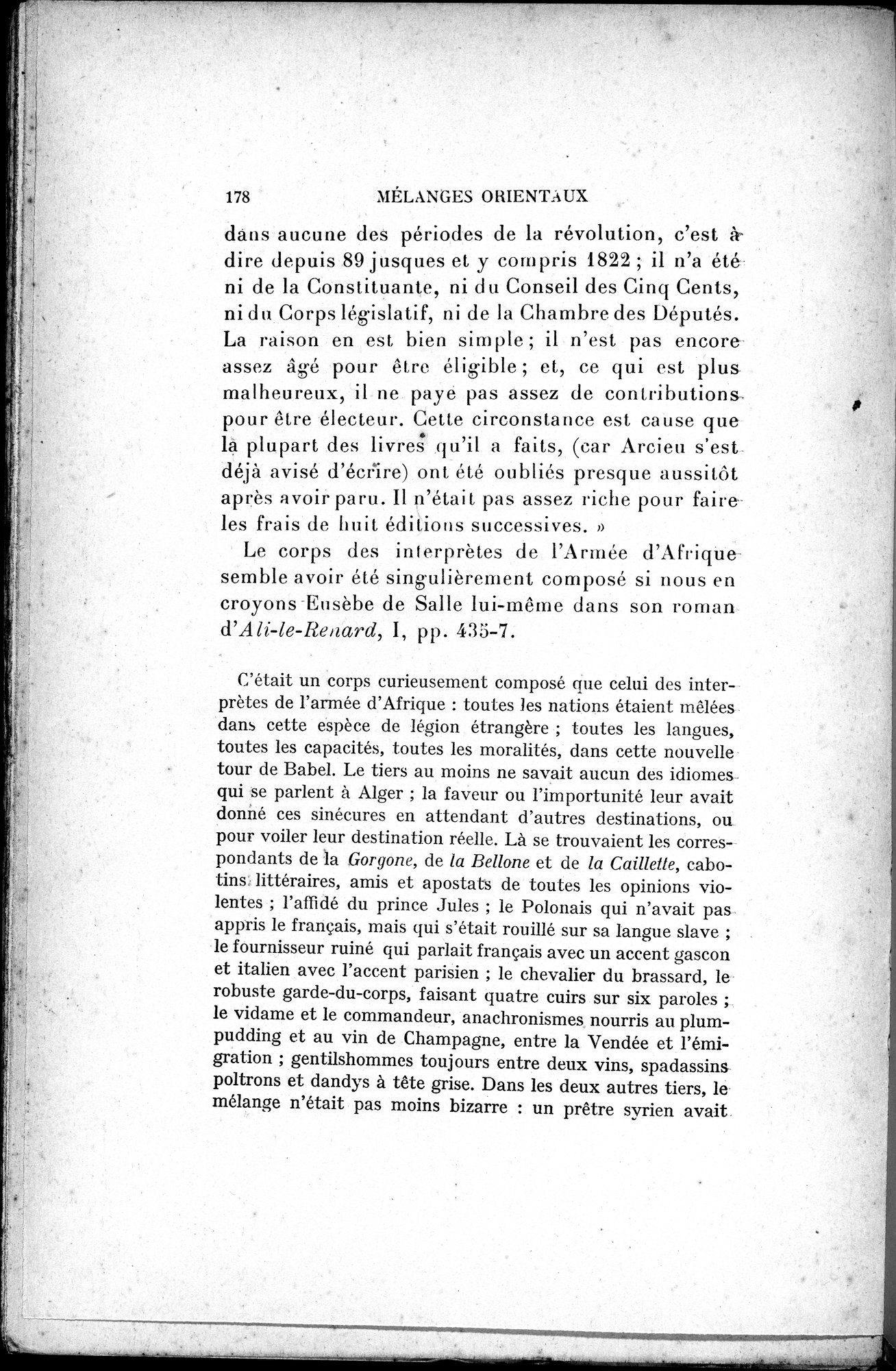 Mélanges d'Histoire et de Géographie Orientales : vol.4 / 184 ページ（白黒高解像度画像）
