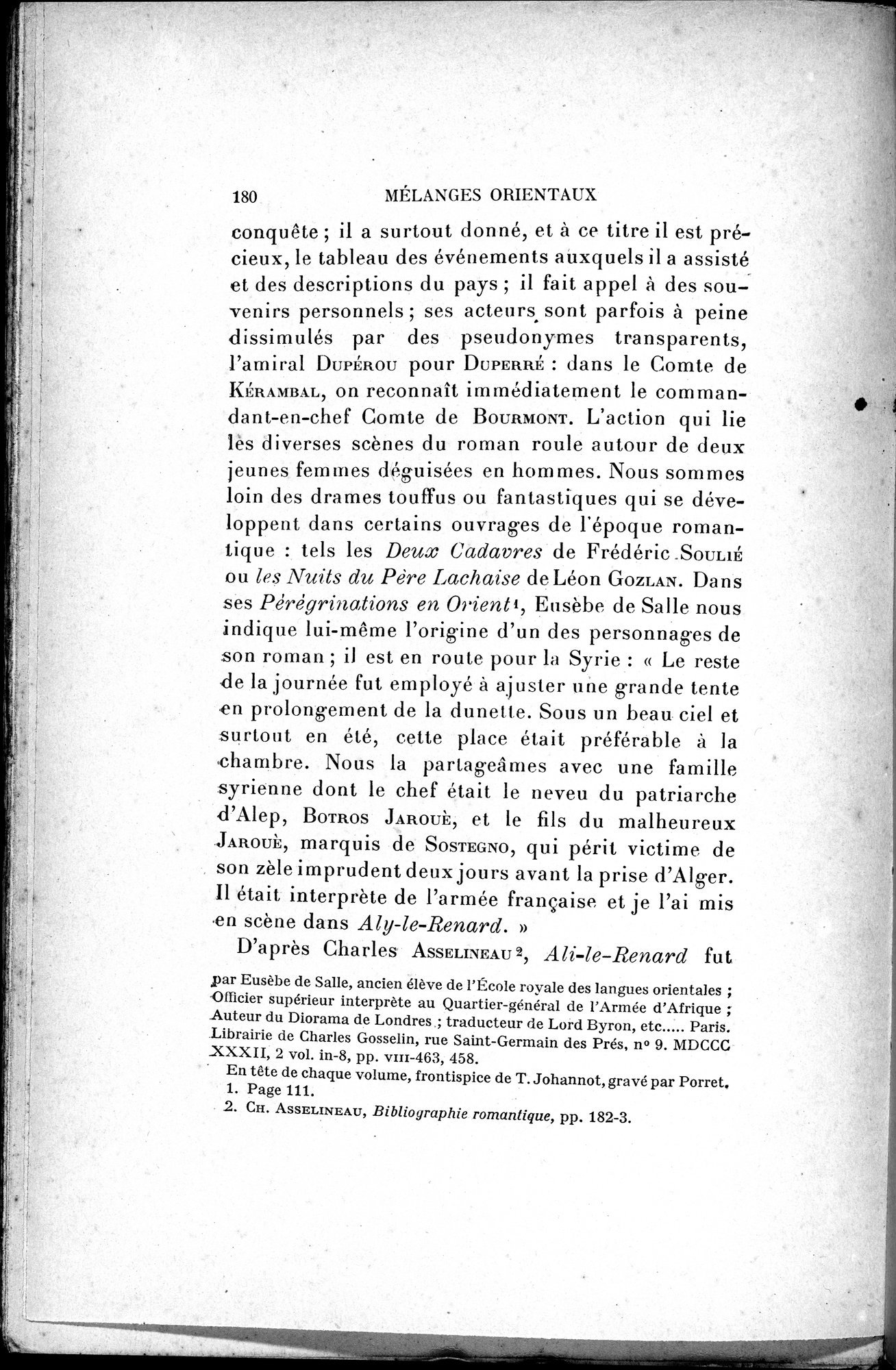 Mélanges d'Histoire et de Géographie Orientales : vol.4 / 186 ページ（白黒高解像度画像）