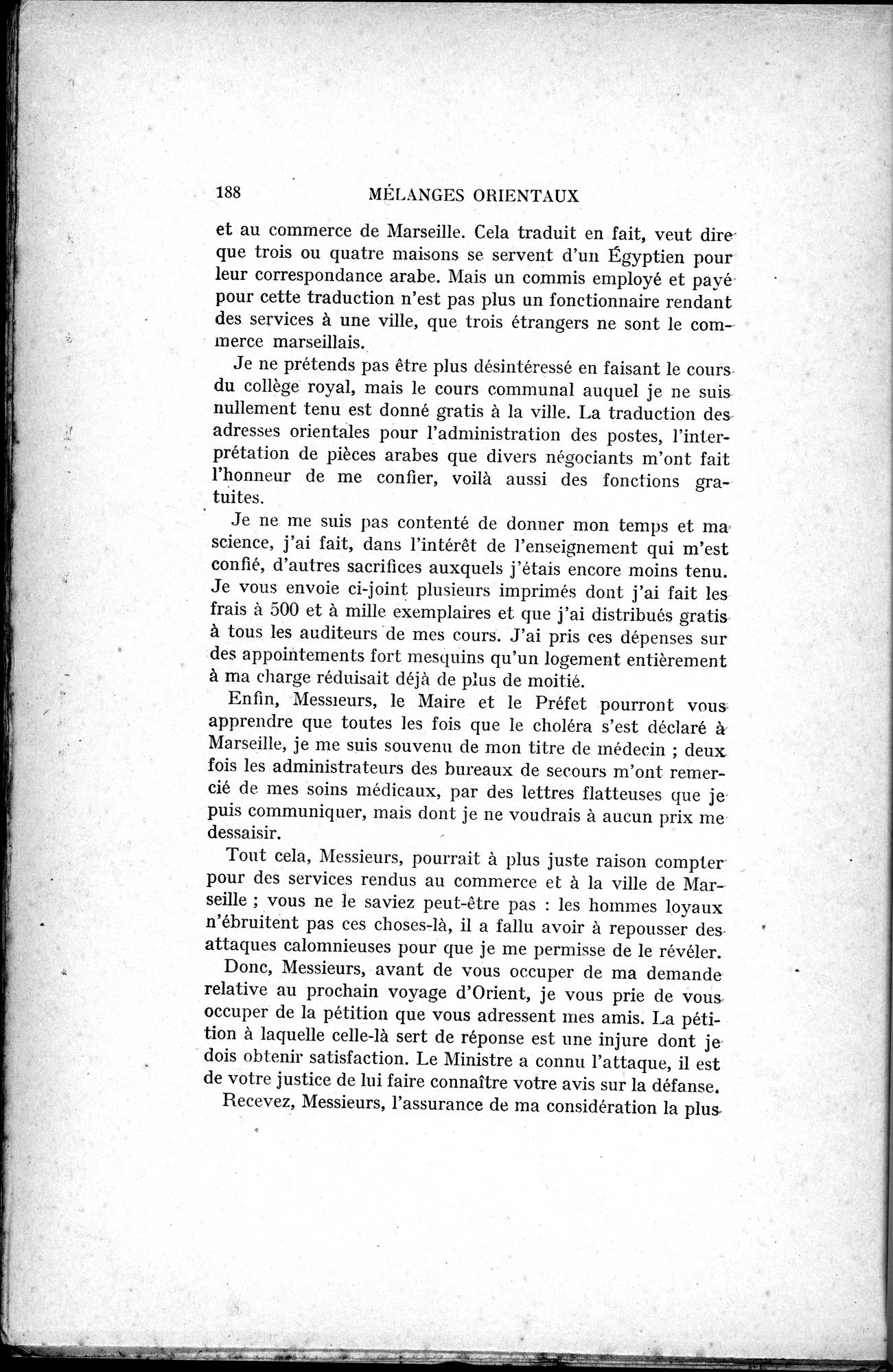 Mélanges d'Histoire et de Géographie Orientales : vol.4 / 194 ページ（白黒高解像度画像）