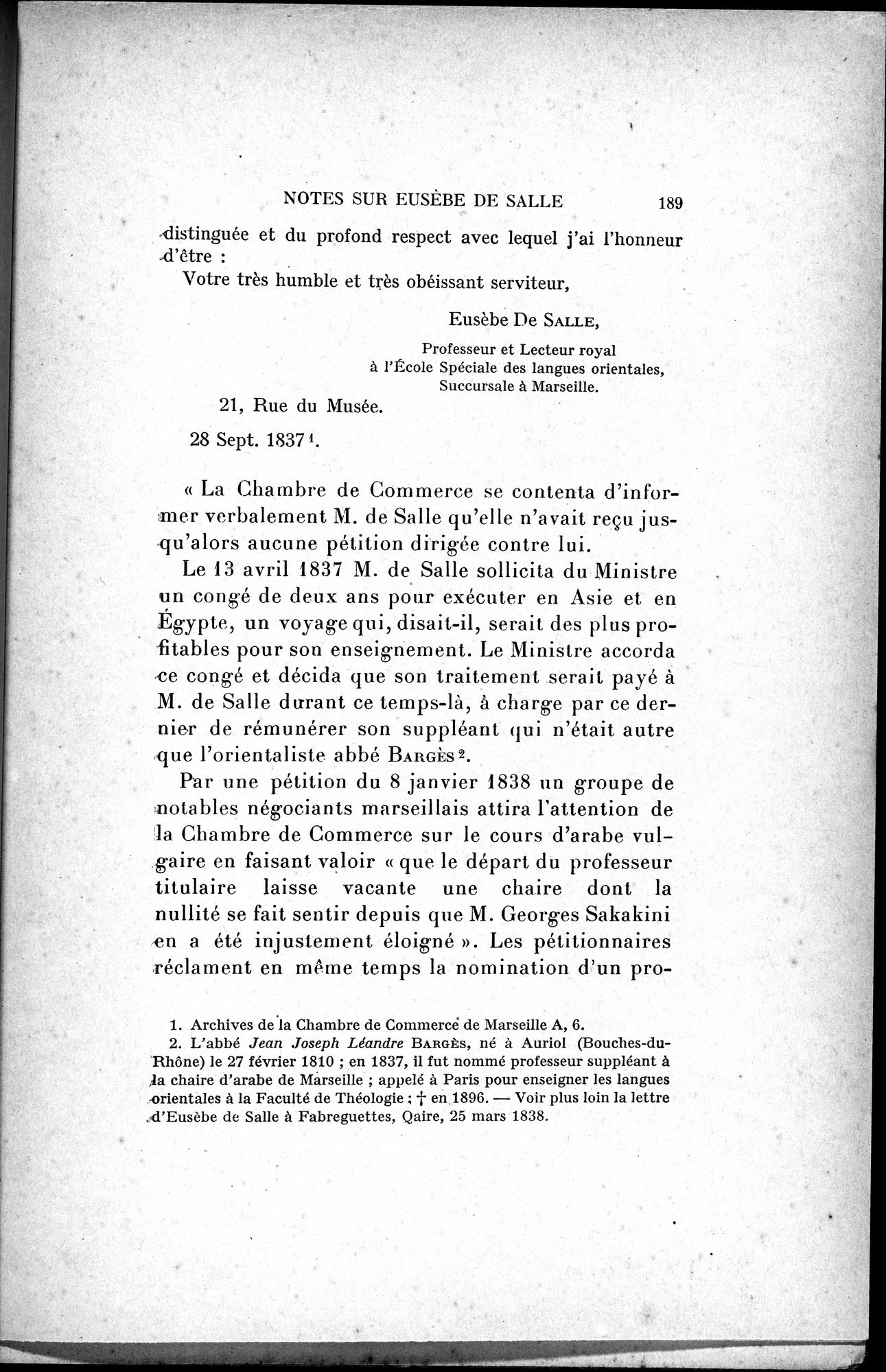 Mélanges d'Histoire et de Géographie Orientales : vol.4 / 195 ページ（白黒高解像度画像）