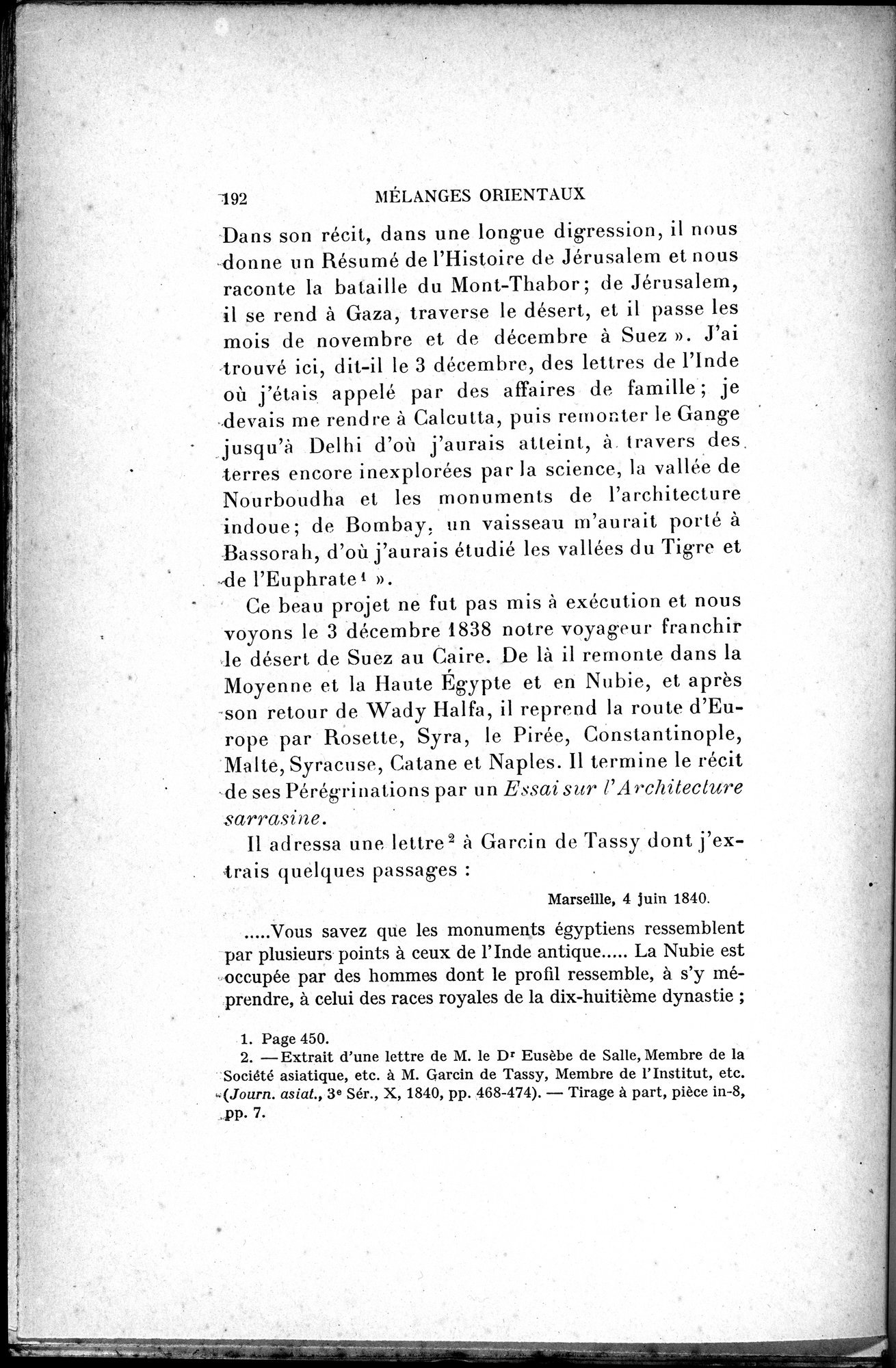 Mélanges d'Histoire et de Géographie Orientales : vol.4 / 198 ページ（白黒高解像度画像）