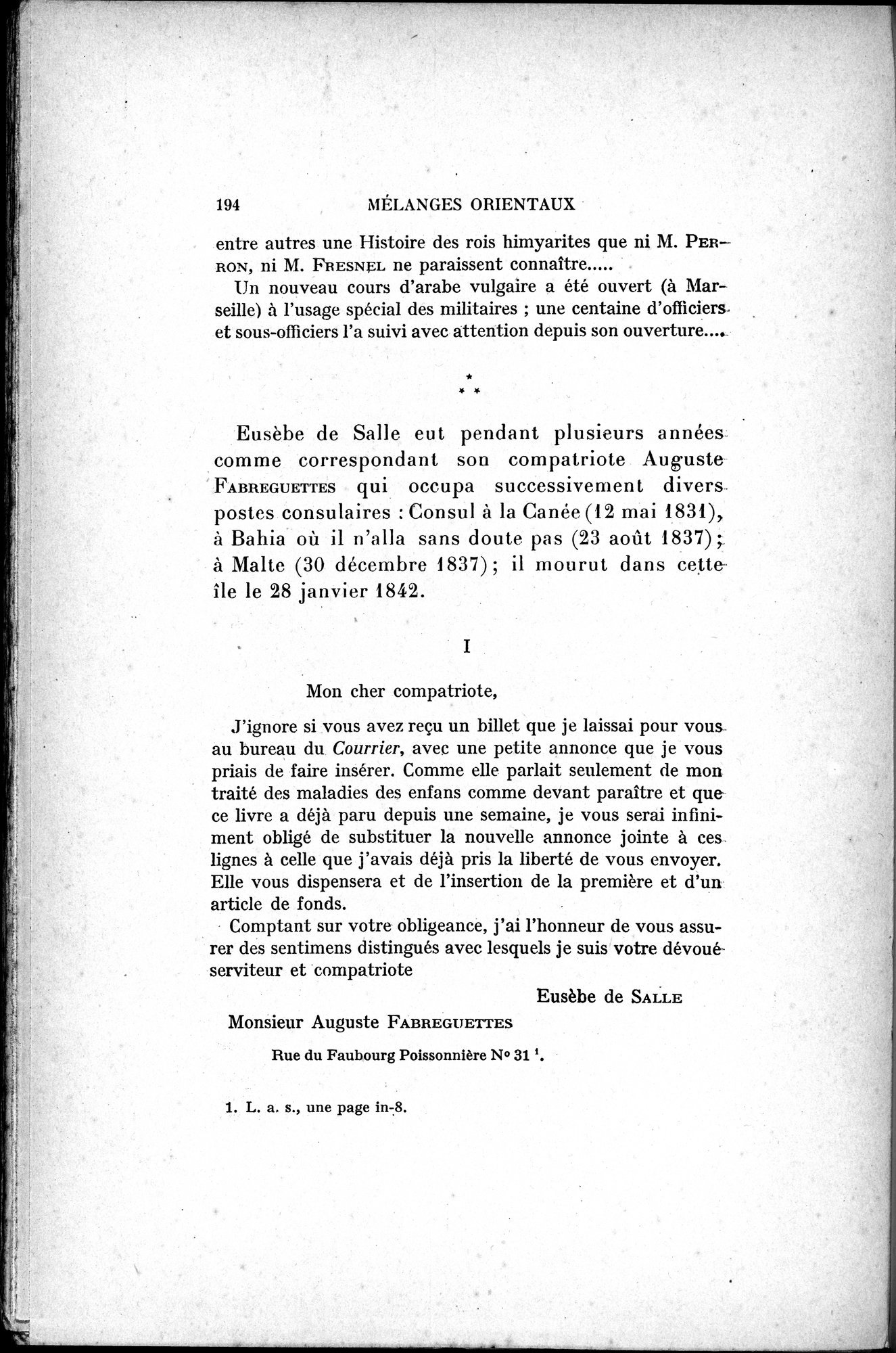 Mélanges d'Histoire et de Géographie Orientales : vol.4 / 200 ページ（白黒高解像度画像）