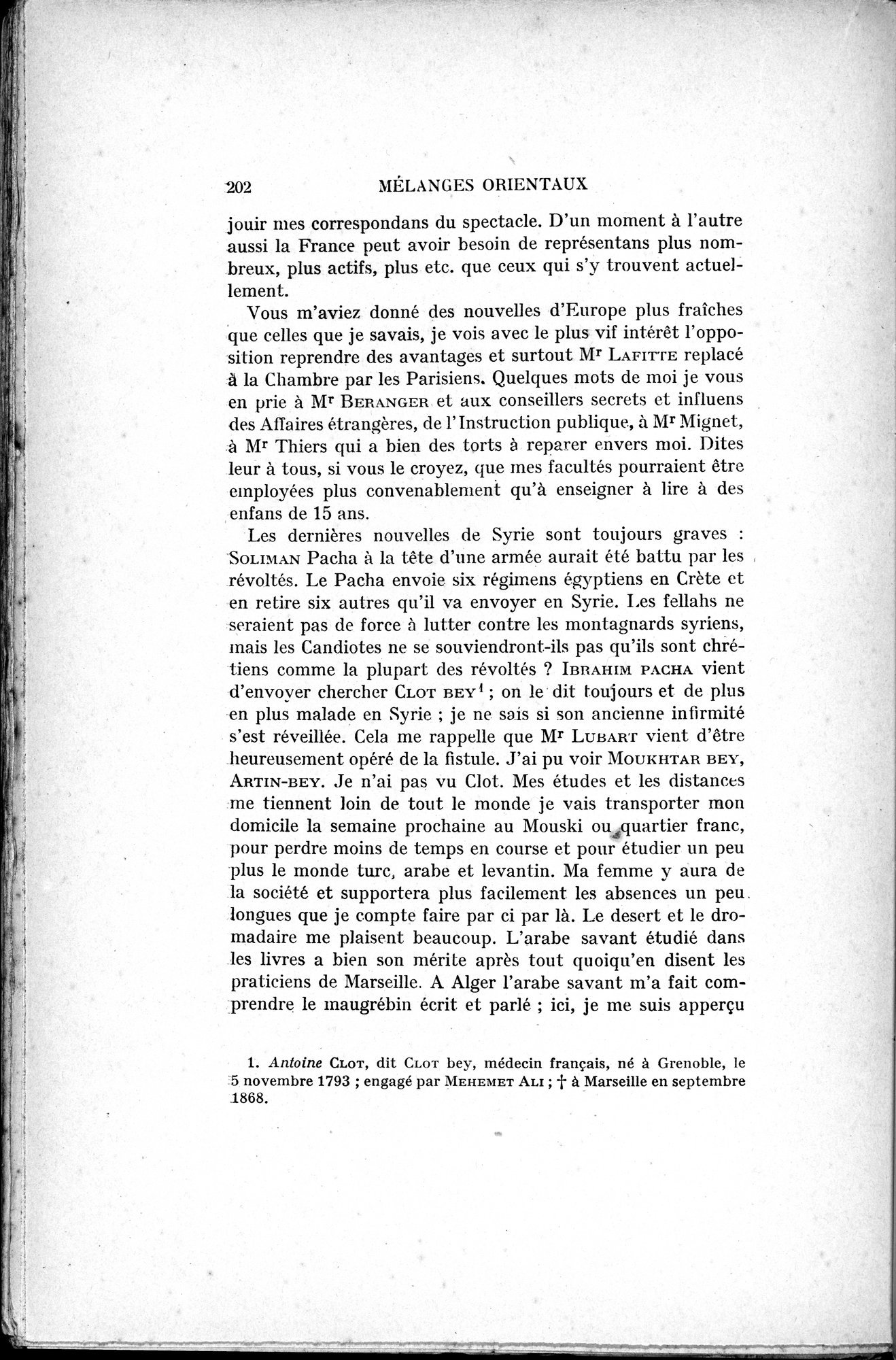 Mélanges d'Histoire et de Géographie Orientales : vol.4 / 208 ページ（白黒高解像度画像）