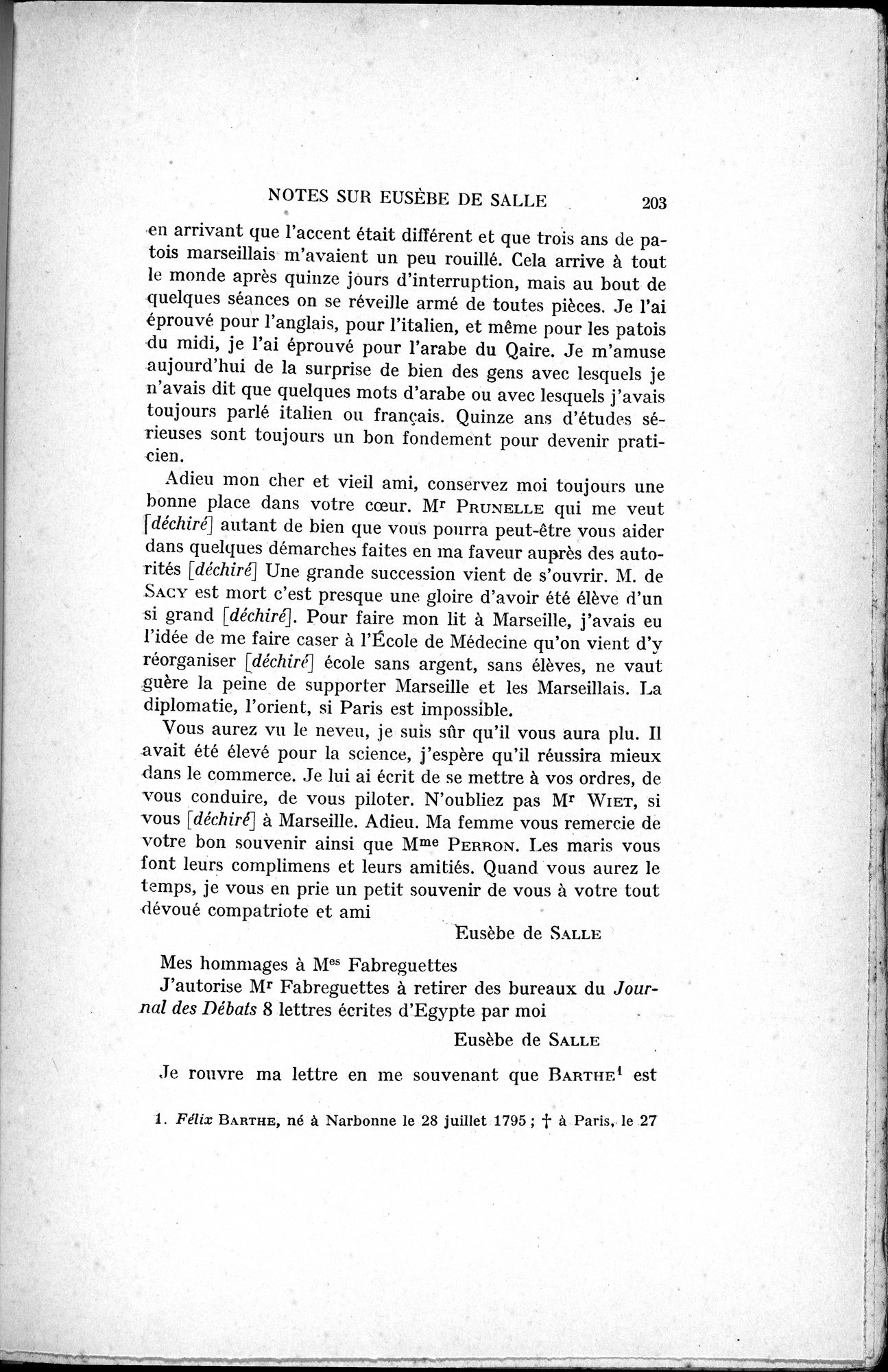 Mélanges d'Histoire et de Géographie Orientales : vol.4 / 209 ページ（白黒高解像度画像）
