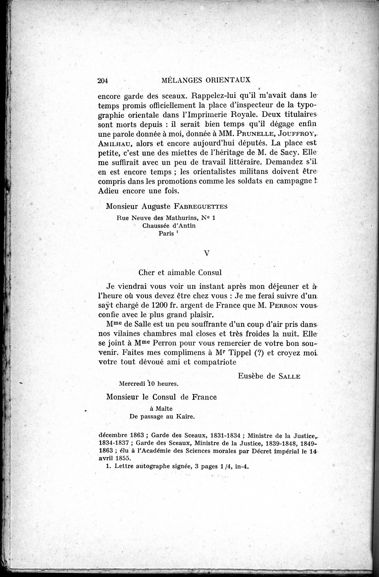 Mélanges d'Histoire et de Géographie Orientales : vol.4 / 210 ページ（白黒高解像度画像）