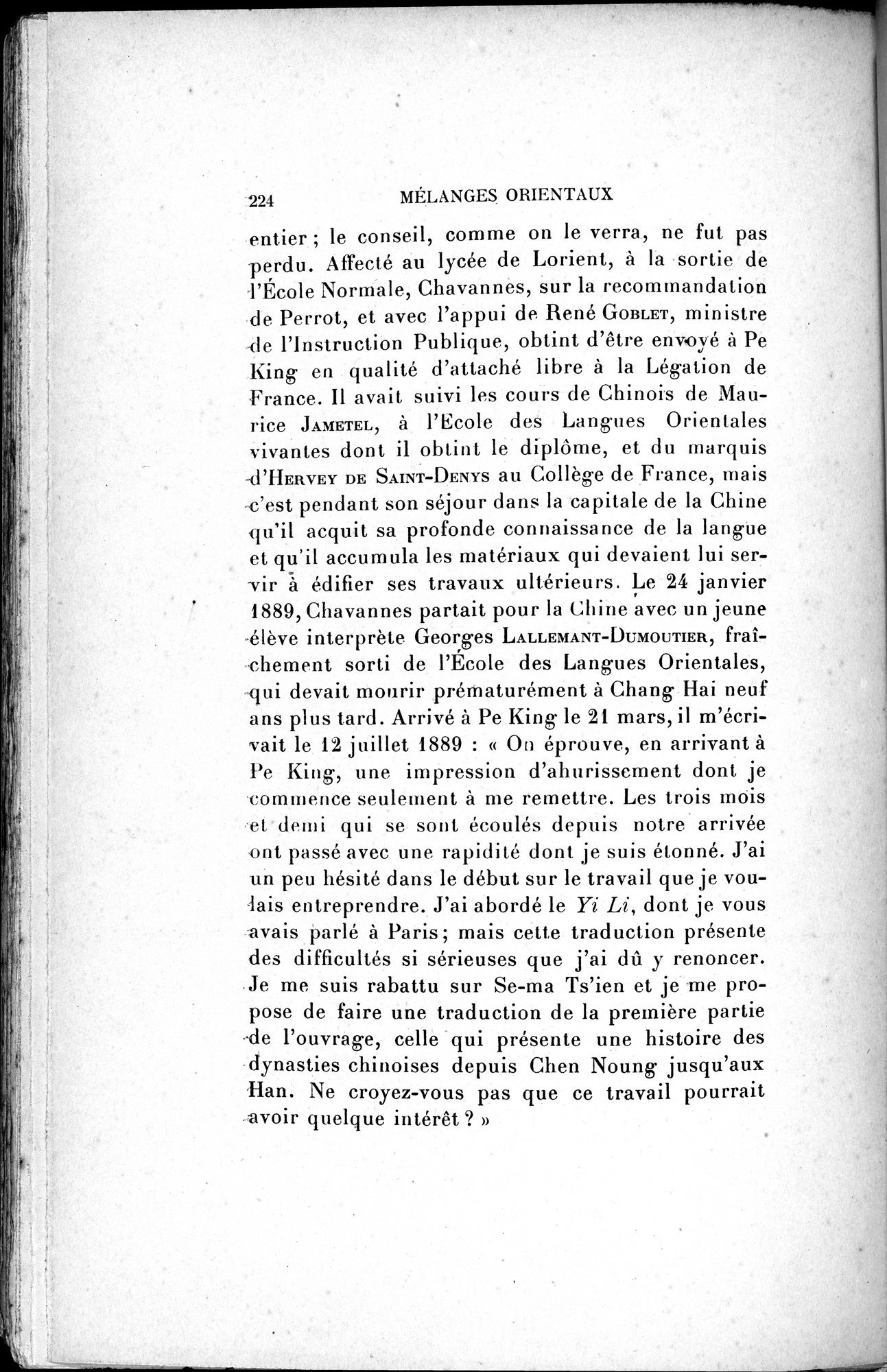 Mélanges d'Histoire et de Géographie Orientales : vol.4 / 230 ページ（白黒高解像度画像）