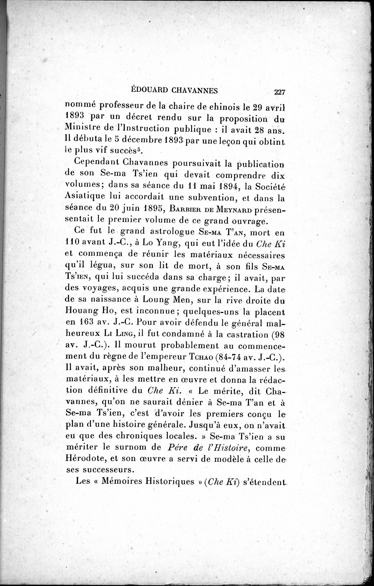 Mélanges d'Histoire et de Géographie Orientales : vol.4 / 233 ページ（白黒高解像度画像）