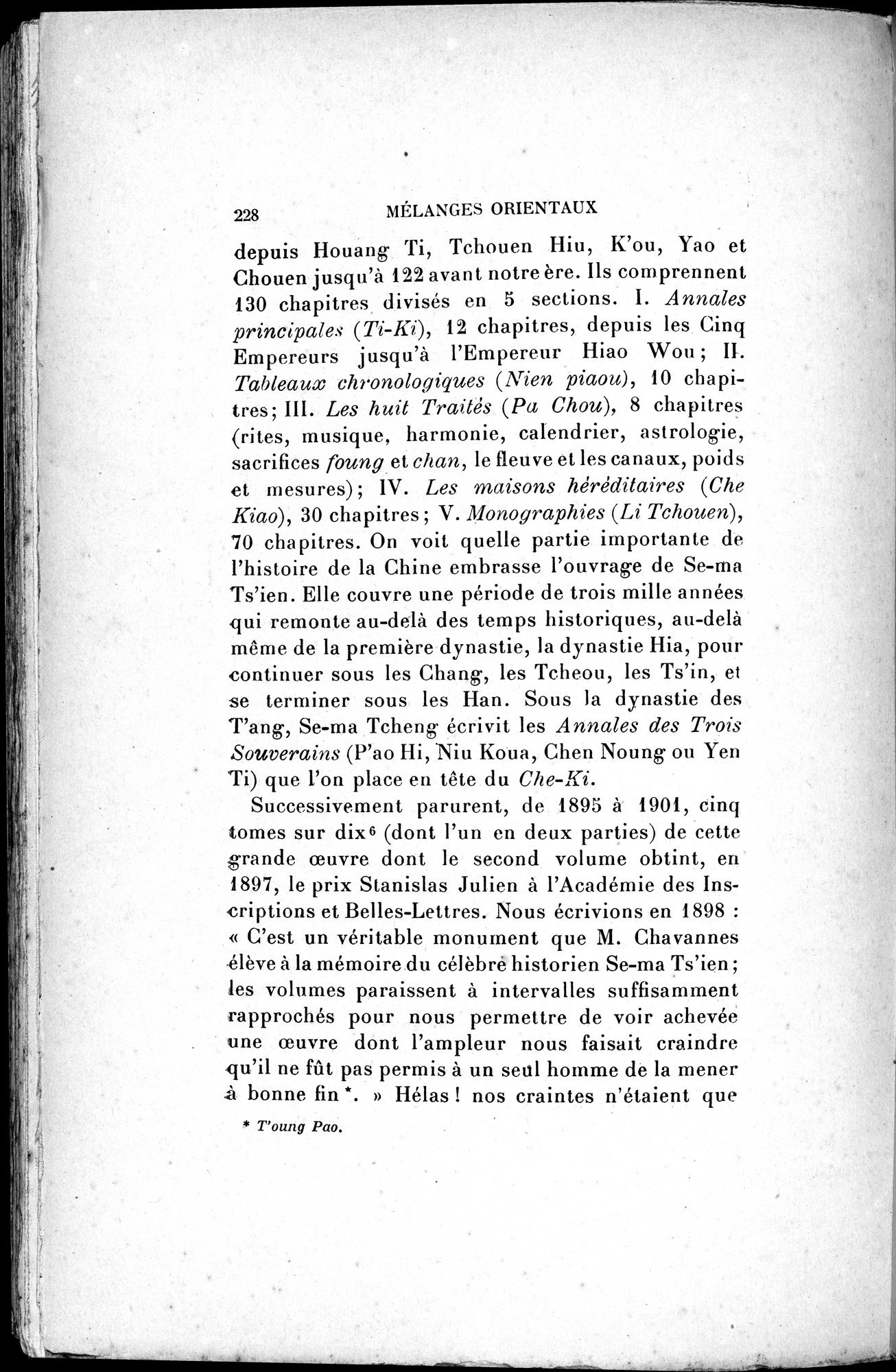 Mélanges d'Histoire et de Géographie Orientales : vol.4 / 234 ページ（白黒高解像度画像）