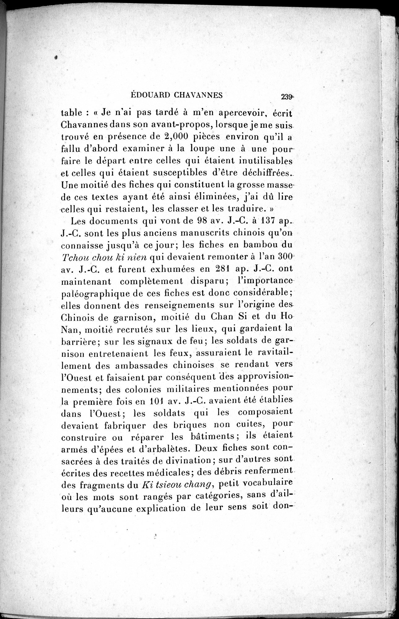 Mélanges d'Histoire et de Géographie Orientales : vol.4 / 245 ページ（白黒高解像度画像）