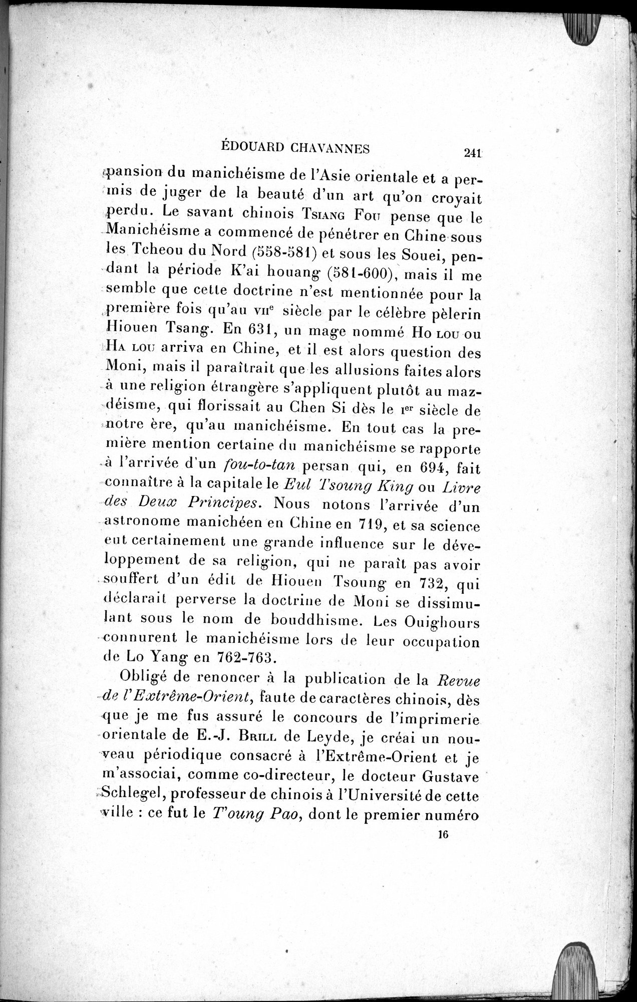 Mélanges d'Histoire et de Géographie Orientales : vol.4 / 247 ページ（白黒高解像度画像）