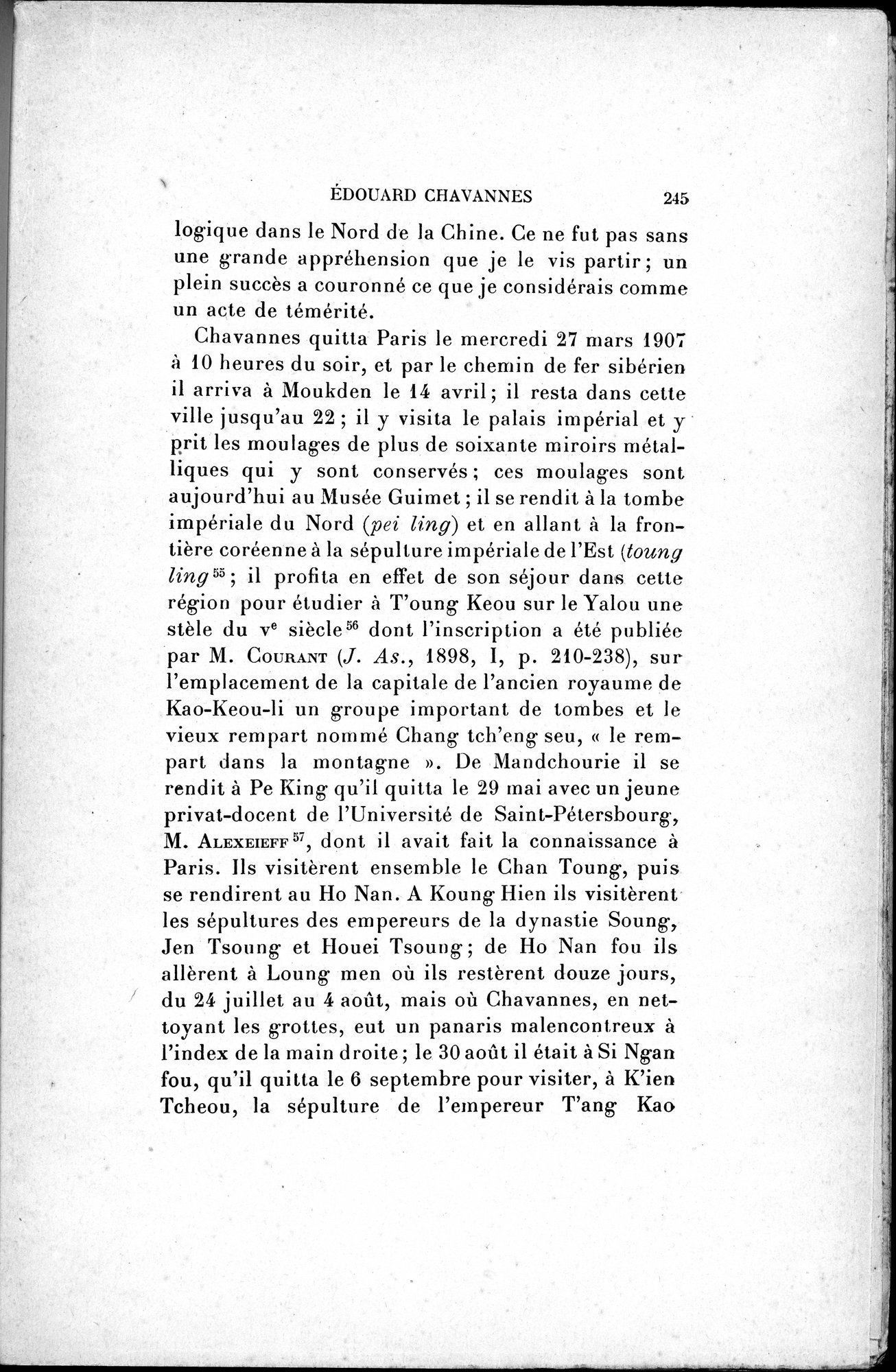 Mélanges d'Histoire et de Géographie Orientales : vol.4 / 251 ページ（白黒高解像度画像）