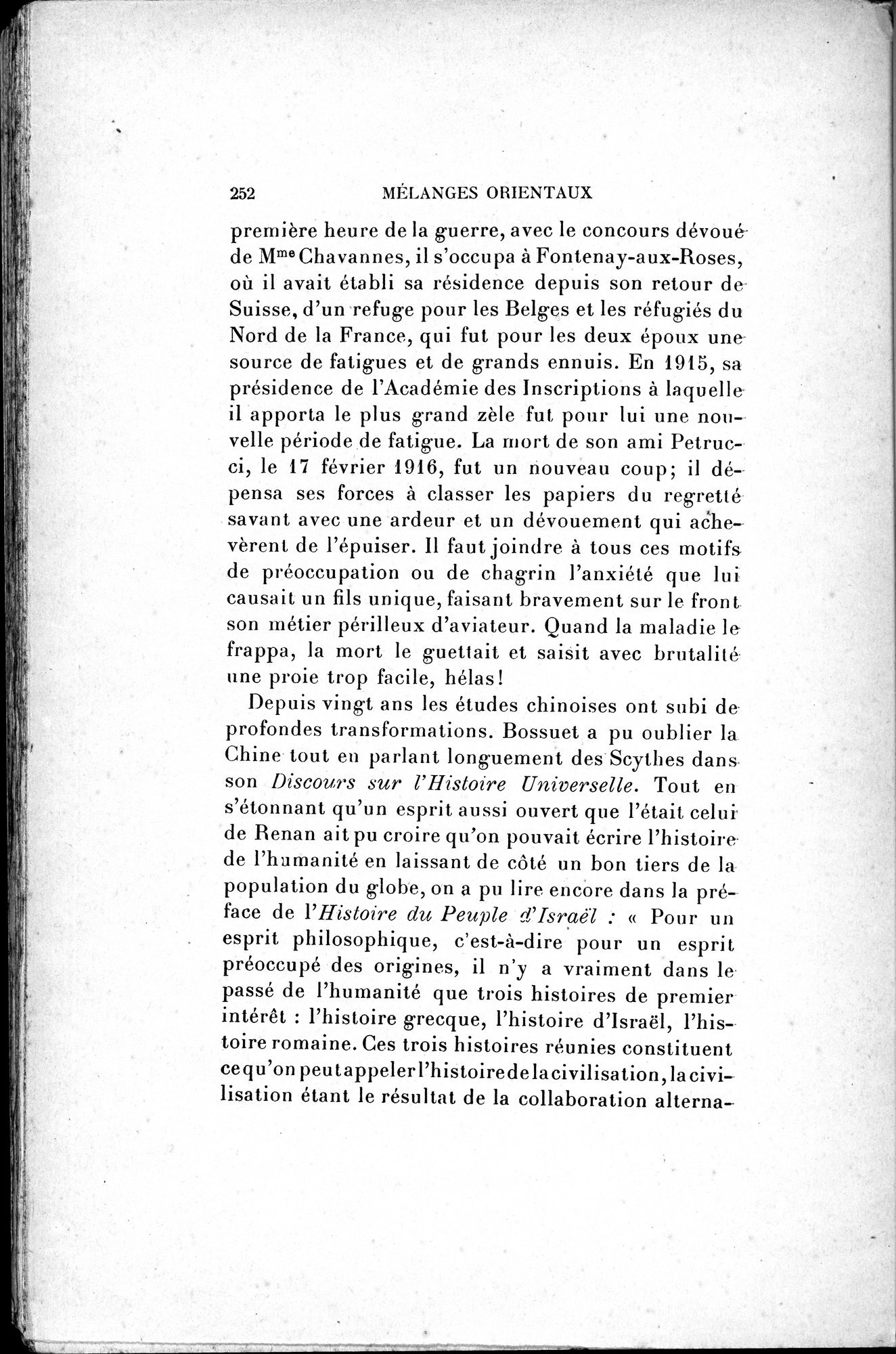 Mélanges d'Histoire et de Géographie Orientales : vol.4 / 258 ページ（白黒高解像度画像）