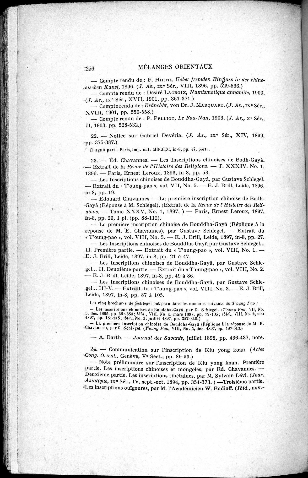 Mélanges d'Histoire et de Géographie Orientales : vol.4 / 262 ページ（白黒高解像度画像）