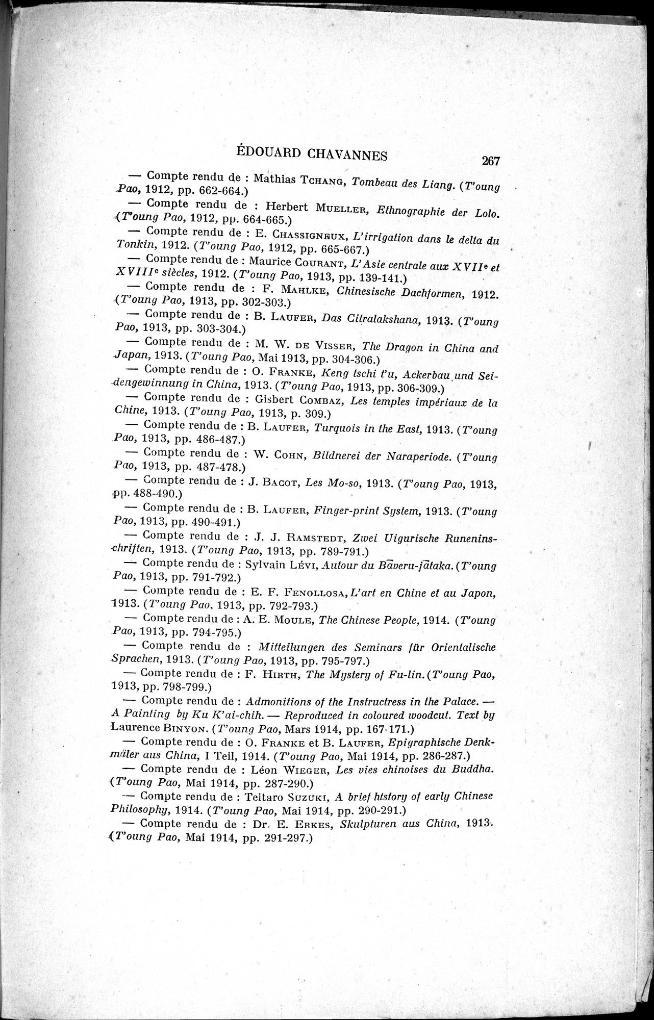Mélanges d'Histoire et de Géographie Orientales : vol.4 / 273 ページ（白黒高解像度画像）