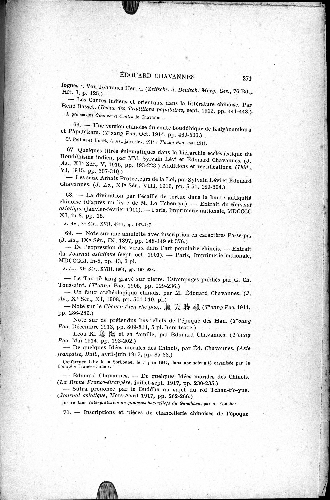 Mélanges d'Histoire et de Géographie Orientales : vol.4 / Page 277 (Grayscale High Resolution Image)