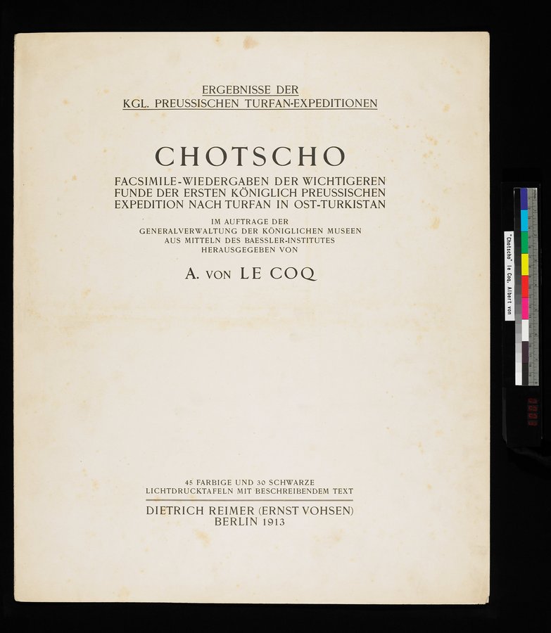 Chotscho : vol.1 / 3 ページ（カラー画像）
