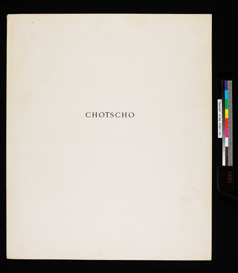 Chotscho : vol.1 / 5 ページ（カラー画像）