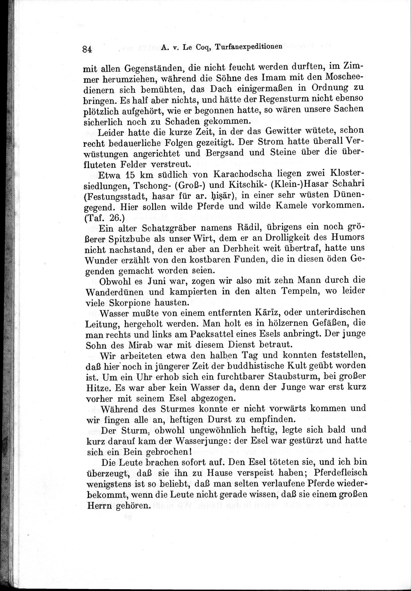 Auf Hellas Spuren in Ostturkistan : vol.1 / Page 124 (Grayscale High Resolution Image)