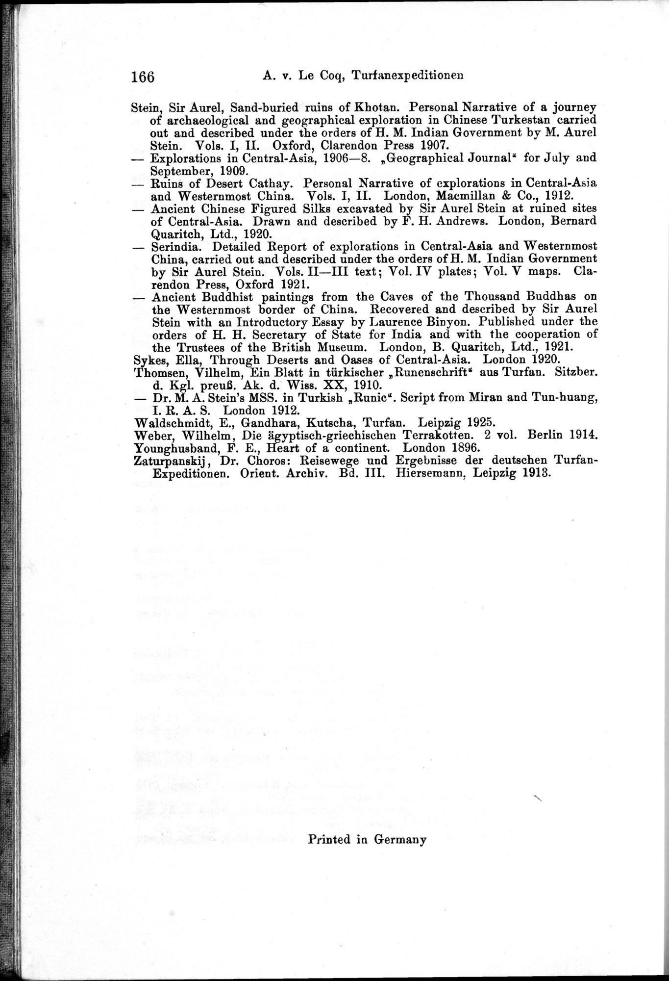 Auf Hellas Spuren in Ostturkistan : vol.1 / Page 234 (Grayscale High Resolution Image)